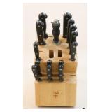 Phillipe Richard Knives & Knife Block / 15 pc