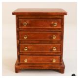 Leather & Wood Jewelry Box