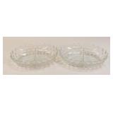 Fostoria American Clear Serving Dishes / 2pc