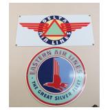 Fine Porcelain Signs / 2 pc