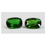 Chrome Diopside / 2 pc