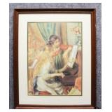 "Girls at the Piano" Print by Renior