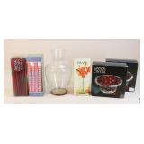 Dansk  Kitchen Towels, Vases, & Crystal Bowls