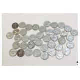Jefferson Nickels Pre 1964 / 40 pc