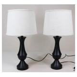 Metal Hotel  Lamps / 2 Pc