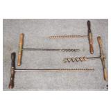 Antique T-Handle Hand Drills/ 4 pc