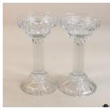 Shannon Crystal Candle Holders / 2pc