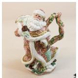 Fitz and Floyd "Snowy Moods" Santa Pitcher