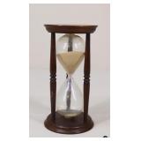 Hourglass W/ Wood Stand