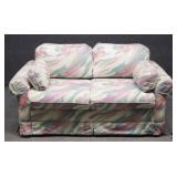 Floral Print Love Seat