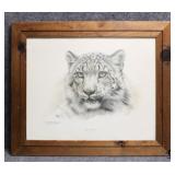 "snow Leopard Print by Charles Frances