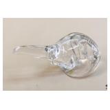 Kosta Sweden Signed Glass Dinosaur Sculpture