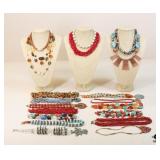 Costume Necklaces/ 19 Pc