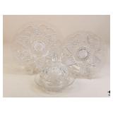 Tarentum Hartford Hearts Glass / 3 pc