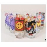 Dairy Queen/Burger King + Glass Tumblers / 9 Pc