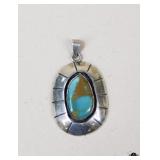 Sterling Pendant w/ Stone