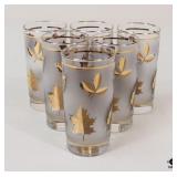 Libbey Starlyte Golden Foliage Tumblers/ 20 pc