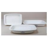 Corning Ware Bakeware "Cornflower Blue" / 3 Pc