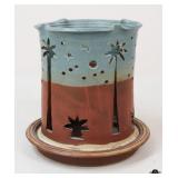 W Barnes Ceramic Candle Lantern