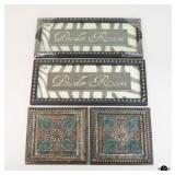 Wall Decor / 4 pc