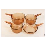 Visions Corning Ware Brown Smoked Glass Cookware