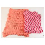 Handmade Afghans / 2 pc