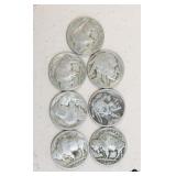 Buffalo Nickels / 7 Coins