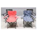 Academy Foldable Camping Chairs / 4 Pc