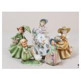 Ceramic & Porcelain Figurines: Lefton +/ 5 pc