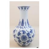 Blue & White Ceramic Vase