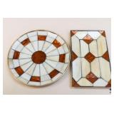 Mosaic Trays / 2 pc