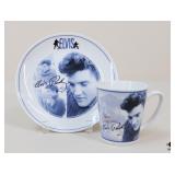 Elvis Presley "Blue Christmas" Mug & Plate