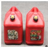 5 Gallon Gas Cans 2 Pc