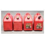 5 Gallon Gas Cans / 4pc
