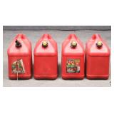5 Gallon Gas Cans / 4pc