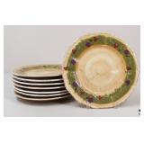 Violet Dinner Plates / 8 Pc