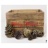 Trendsetter Wood Box w/Fall Decor