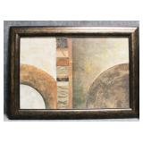 Abstract Enhanced Texture Print