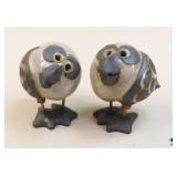 Pottery Bird Figurines / 2 pc
