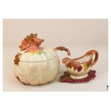 Baum Fall Soup Tureen & Gravy Boat