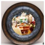 Round Mirror w/ Metal Frame