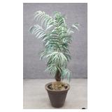 6ft Artificial Plant w/Faux Concrete Planter