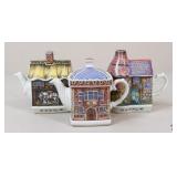 Sadler Decorative Teapots / 3 Pc