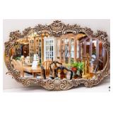 Large Oval Mirror