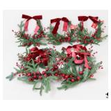 Christmas Wreaths / 6 Pc
