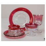Ruby Crown Dishware Set