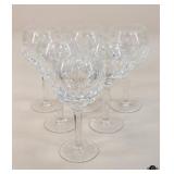 Ralph Lauren Goblet Birdbath Wine Glasses/6 Pc
