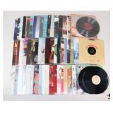 Vinyl Record Assortment / 54 Pc