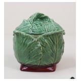 Ceramic Cabbage Grease Jar W/Lid