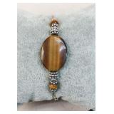 Sterling Bracelet w/ Tiger